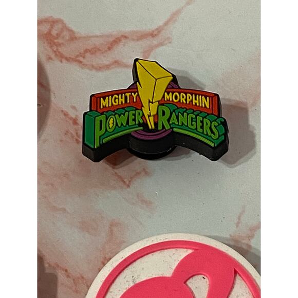 MIX LOT of 4 JIBBITZ Crocs Charms Barbie Star Wars Power Rangers Shoe Charm PUNK - Picture 4 of 4